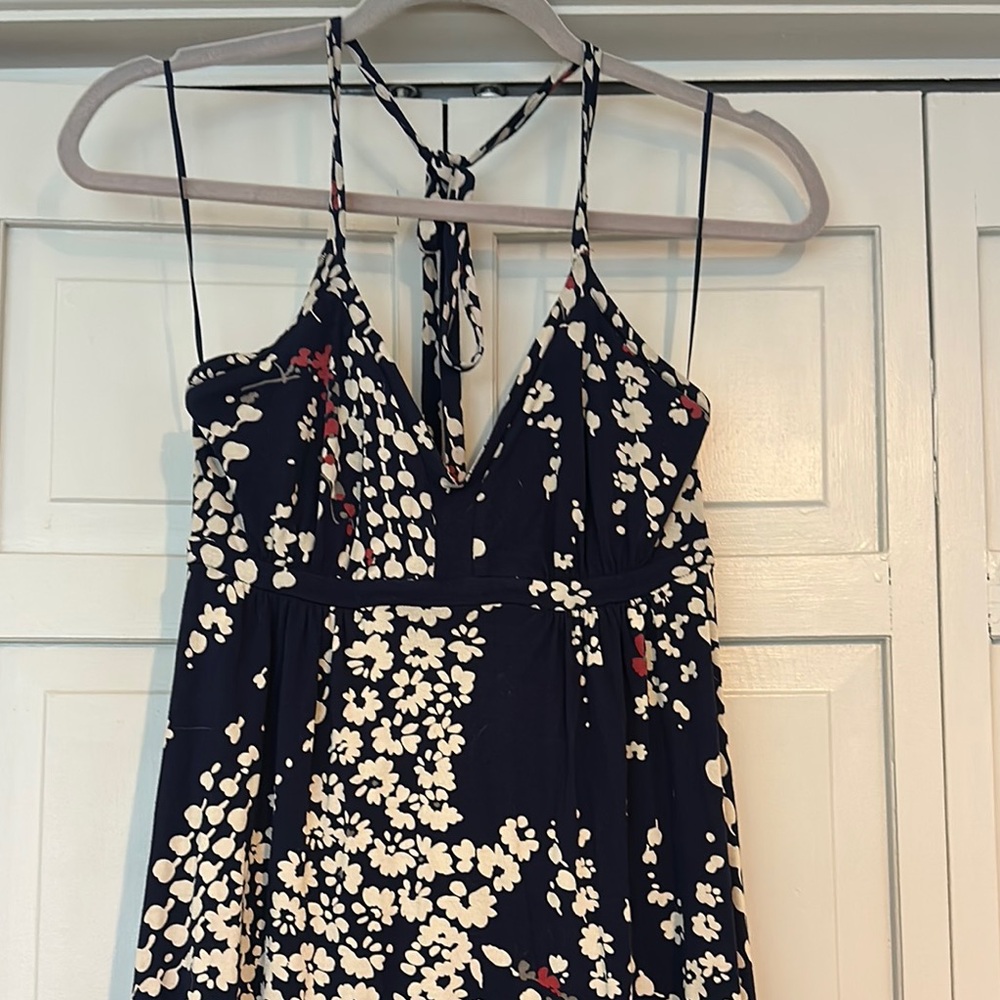 Floral Navy Maxi Dress - Picture 2 of 5